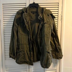 Nordstrom Blanc Noir Army Green Utility Jacket size M